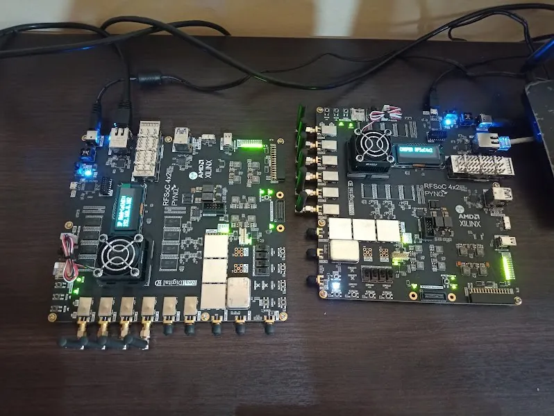 Placas RFSoC para procesamiento radioastronómico